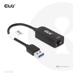 CLUB3D CAC-1420 scheda di rete e adattatore Ethernet 2500 Mbit s