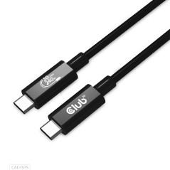 CLUB3D CAC-1575 cavo USB 2 m USB4 Gen 2x2 USB C Nero