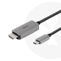 CLUB3D CAC-1587 adattatore per inversione del genere dei cavi USB Gen2 Type-C HDMI tipo A (Standard) Nero