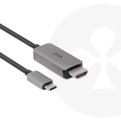 CLUB3D CAC-1587 adattatore per inversione del genere dei cavi USB Gen2 Type-C HDMI tipo A (Standard) Nero