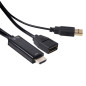 CLUB3D HDMI™ to DisplayPort™ Adapter Male/Female