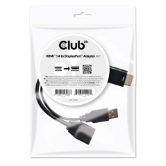 CLUB3D HDMI™ to DisplayPort™ Adapter Male Female