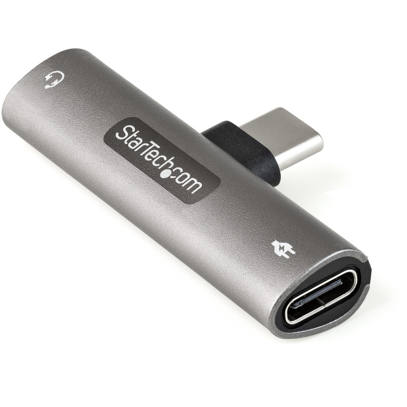 StarTech.com Adattatore USB C Jack audio - Caricatore USB-C e Adattatore cuffie /spinotto audio 3.5mm. Caricabatterie USB