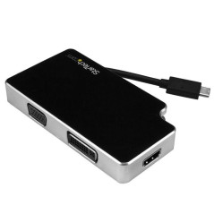 StarTech.com Adattatore da Viaggio Audio Video 3 in 1 - USB-C a VGA, DVI o HDMI - 4K