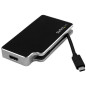 StarTech.com Adattatore da Viaggio Audio/Video 3 in 1 - USB-C a VGA, DVI o HDMI - 4K