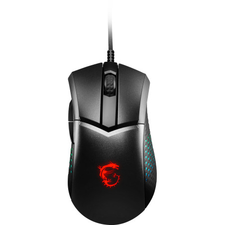 MSI CLUTCH GM51 LIGHTWEIGHT mouse Giocare Mano destra USB tipo A Ottico 26000 DPI