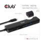 CLUB3D CSV-1592 replicatore di porte e docking station per laptop USB 3.2 Gen 1 (3.1 Gen 1) Type-C Nero