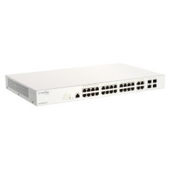 D-Link DBS-2000-28P E switch di rete Gestito L2 Gigabit Ethernet (10 100 1000) Supporto Power over Ethernet (PoE) Grigio