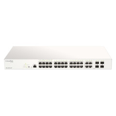 D-Link DBS-2000-28P E switch di rete Gestito L2 Gigabit Ethernet (10 100 1000) Supporto Power over Ethernet (PoE) Grigio