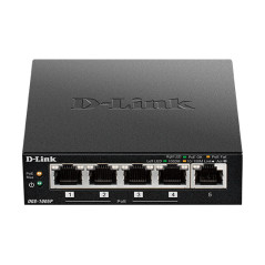 D-Link DGS-1005P E switch di rete Non gestito Gigabit Ethernet (10 100 1000) Supporto Power over Ethernet (PoE) Nero