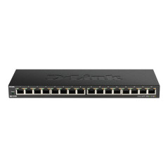 D-Link DGS-1016S Non gestito Gigabit Ethernet (10 100 1000) Nero