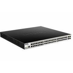 D-Link DGS-1210-52MP ME E switch di rete Gestito L2+ Gigabit Ethernet (10 100 1000) 1U Nero, Grigio