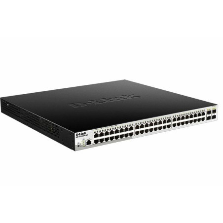 D-Link DGS-1210-52MP/ME/E switch di rete Gestito L2+ Gigabit Ethernet (10/100/1000) 1U Nero, Grigio