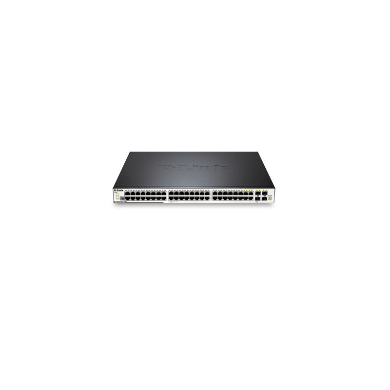 D-Link DGS-3120-48PC/SI switch di rete Gestito L2+ Supporto Power over Ethernet (PoE) Nero