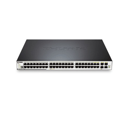 D-Link DGS-3120-48PC SI switch di rete Gestito L2+ Supporto Power over Ethernet (PoE) Nero