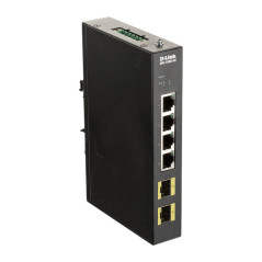 D-Link DIS-100G-6S switch di rete Non gestito Gigabit Ethernet (10 100 1000) Nero