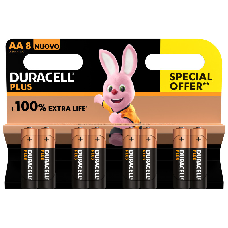 Duracell Plus 100 AA B8 x12