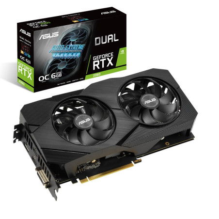 ASUS Dual -RTX2060-O6G-EVO NVIDIA GeForce RTX 2060 6 GB GDDR6