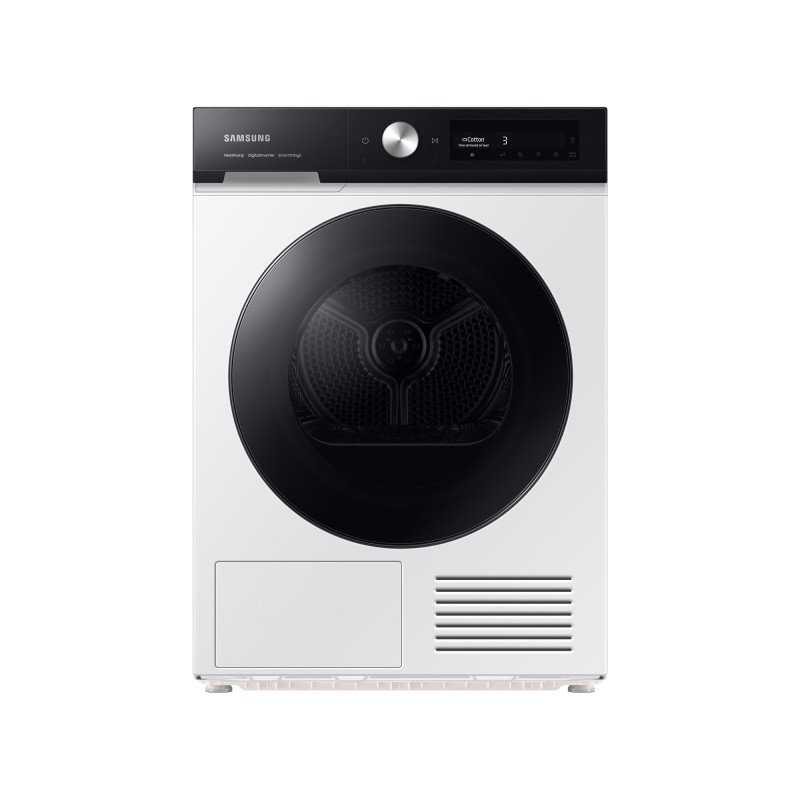 Samsung DV90BB7445GES3 asciugatrice a caricamento frontale Quick Dry 9 kg Classe A+++-5%, Porta nera + Panel nero