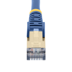 StarTech.com Cavo patch CAT6a da 7,5 m - Schermato (STP) - Filo di rame al 100% - Connettore antistrappo - Blu