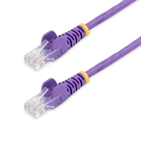 StarTech.com Cavo di Rete da 10m Viola Cat5e Ethernet RJ45 Antigroviglio