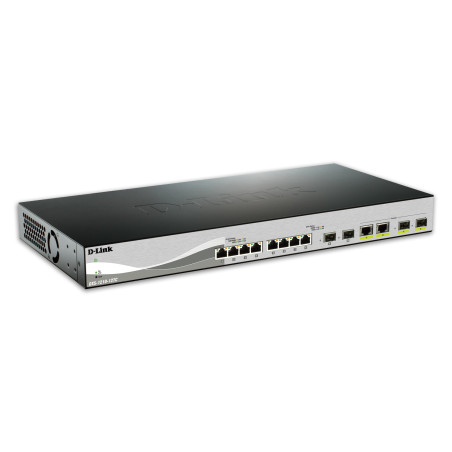 D-Link DXS-1210-12TC/E switch di rete Gestito L2 10G Ethernet (100/1000/10000) 1U Nero, Argento