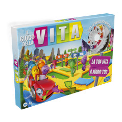 Hasbro Gaming Il Gioco della Vita, il gioco della famiglia, gioco da tavolo per bambini dagli 8 anni in su, per 2-4 giocatori