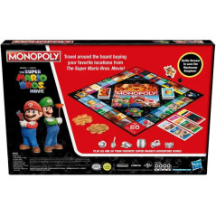 Monopoly - Super Mario Bros Edizione ispirata al film, gioco da tavolo per bambini e bambine, contiene la pedina di Bowser