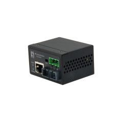 LevelOne IEC-4301 convertitore multimediale di rete 100 Mbit s Modalità singola Nero