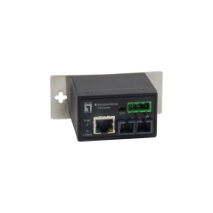 LevelOne IEC-4301 convertitore multimediale di rete 100 Mbit s Modalità singola Nero