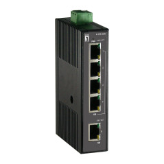 LevelOne IES-0500 switch di rete Non gestito Fast Ethernet (10 100) Nero