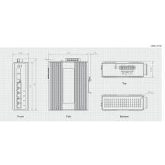 LevelOne IES-0610 switch di rete Gigabit Ethernet (10 100 1000) Supporto Power over Ethernet (PoE) Nero