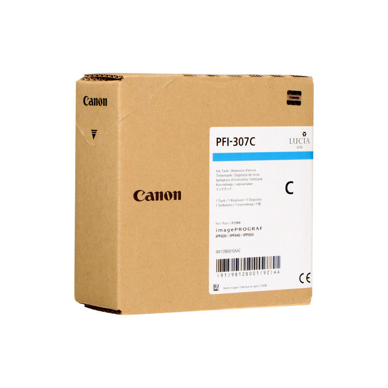 Canon PFI-307C cartuccia d'inchiostro Originale Ciano