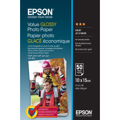 Epson Value Glossy Photo Paper - 10x15cm - 2x 20 Fogli