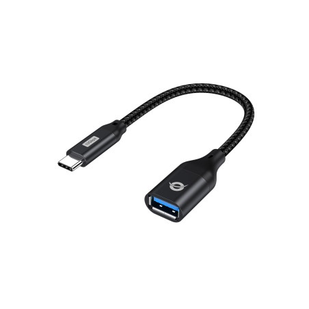 Conceptronic ABBY18B adattatore per inversione del genere dei cavi USB-C USB-A Nero