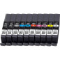 Canon PFI-300 cartuccia d'inchiostro 10 pz Originale Nero, Blu, Ciano, Grigio, Magenta, Nero per foto, Magenta per foto, Rosso,