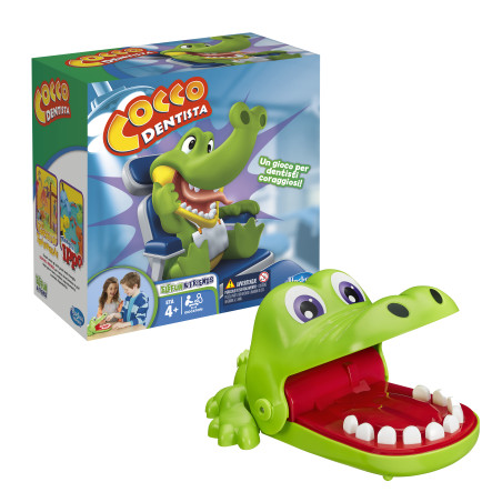 Hasbro Gaming Cocco Dentista, gioco in scatola, dai 4 anni in us, da 2 a 4 giocatori