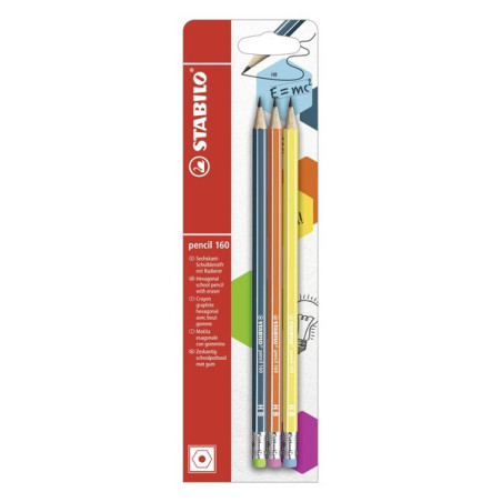 STABILO Pencil 160 HB 3 pz