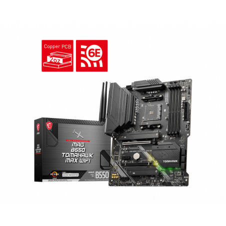 MSI MAG B550 TOMAHAWK MAX WIFI AMD B550 Socket AM4 ATX