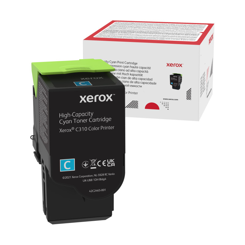 Xerox Cartuccia toner Ciano a High capacity da 5500 Pagine per Stampante a colori ® C310​/​multifunzione a colori ® C315