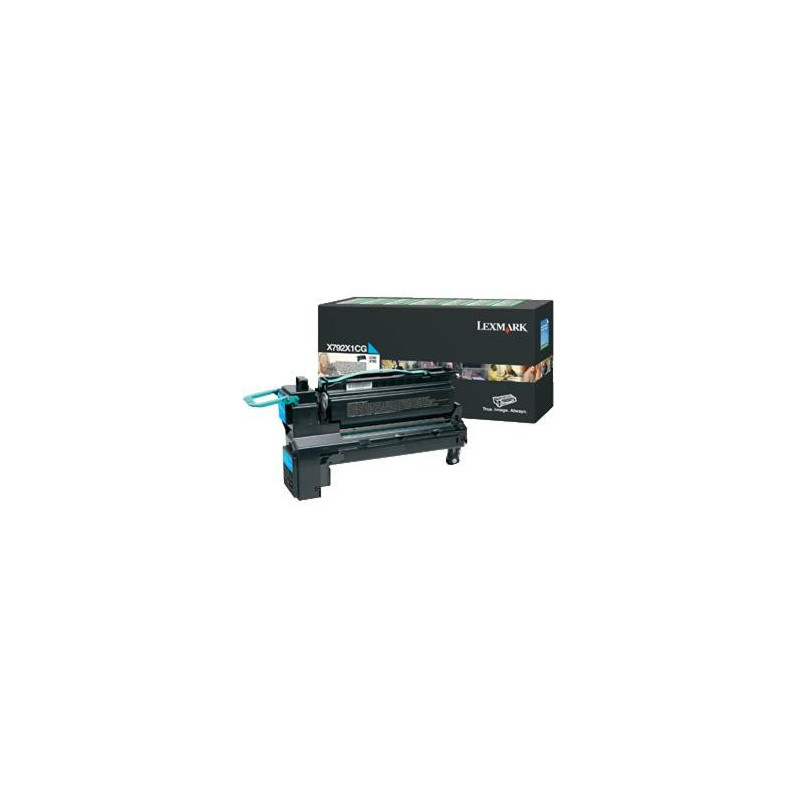 Lexmark X792X1CG cartuccia toner 1 pz Originale Ciano