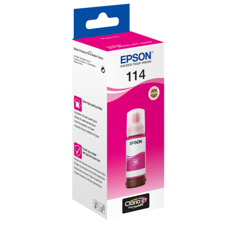 Epson 114 EcoTank Magenta ink bottle