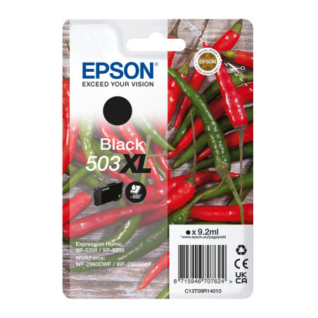 Epson 503XL cartuccia d'inchiostro 1 pz Originale Resa elevata (XL) Nero