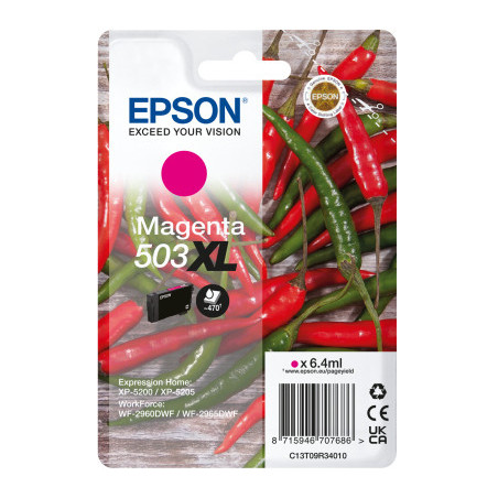 Epson 503XL cartuccia d'inchiostro 1 pz Originale Resa elevata (XL) Magenta