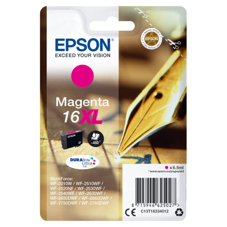 Epson Pen and crossword Cartuccia Penna e cruciverba Magenta Inchiostri DURABrite Ultra 16XL