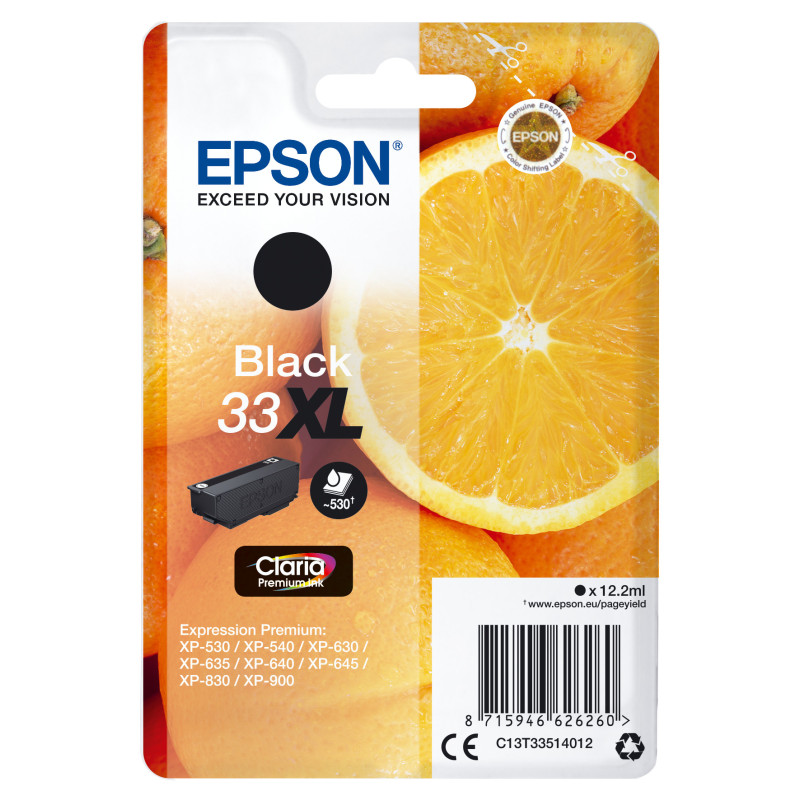 Epson Oranges Cartuccia Nero T33XL Claria Premium