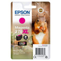 Epson Squirrel Singlepack Magenta 378XL Claria Photo HD Ink