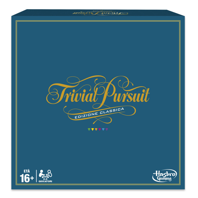 Hasbro Gaming Trivial Pursuit , gioco in scatola, sfida trivial, da 16 anni in su, per 2-6 giocatori