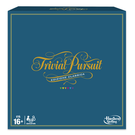 Hasbro Gaming Trivial Pursuit , gioco in scatola, sfida trivial, da 16 anni in su, per 2-6 giocatori