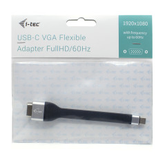 i-tec USB-C Flat VGA Adapter 1920 x 1080p 60 Hz